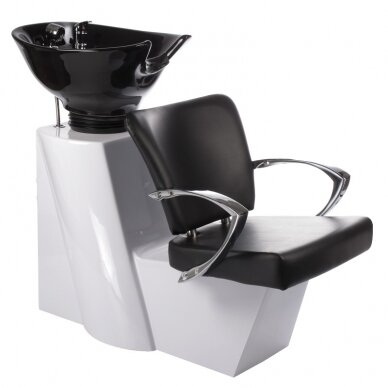 Friseur waschbecken PROFESSIONAL HAIRWASHER LIVIO BRUSSEL BLACK