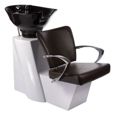 Hairdressing sink PROFESSIONAL HAIRWASHER LIVIO BRUSSEL BROWN