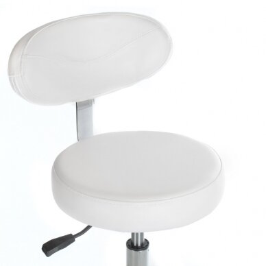 Kosmetologinė meistro kėdutė COSMETIC BEAUTY STOOL LEGO WHITE 1