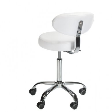 Kosmetoloģijas taburete COSMETIC BEAUTY STOOL LEGO WHITE 2