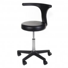 Kosmetologinė meistro kėdutė COSMETIC BEAUTY STOOL CH049 BLACK