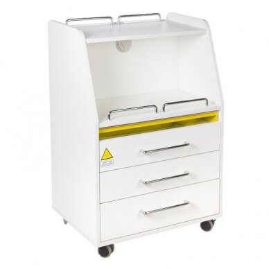 Kosmetikwagen mit integriertem UV-Sterilisator 601 WHITE