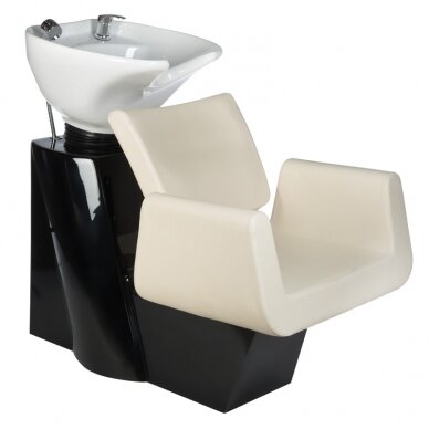 Hairdressing sink PROFESSIONAL HAIRWASHER VITO HELSINKI CREAM