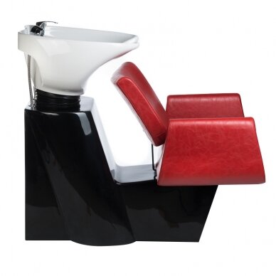 Friseur waschbecken PROFESSIONAL HAIRWASHER VITO HELSINKI RED 1