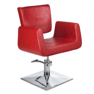 Juuksuritool PROFESSIONAL HAIRDRESSING CHAIR VITO HELSINKI RED