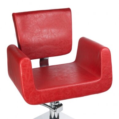 Hairdressing chair PROFESSIONAL HAIRDRESSING CHAIR VITO HELSINKI RED 2