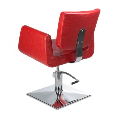 Friseurstuhl PROFESSIONAL HAIRDRESSING CHAIR VITO HELSINKI RED 4