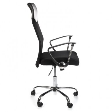 Biroja krēsls uz riteņiem OFFICE CHAIR BASIC BLACK 2