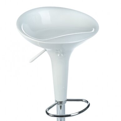 Bar stool AMBIANCE CHROME WHITE 1