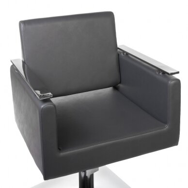 Kirpyklos kėdė PROFESSIONAL HAIRDRESSING CHAIR MILO ANKARA GREY 2