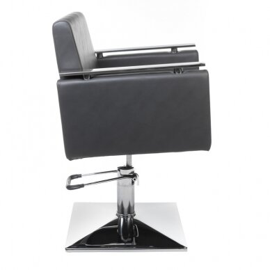 Kirpyklos kėdė PROFESSIONAL HAIRDRESSING CHAIR MILO ANKARA GREY 1