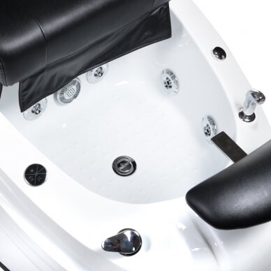 Pedicure chair with foot bath BR-2307 Black 2