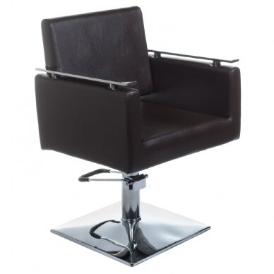 Kirpyklos kėdė PROFESSIONAL HAIRDRESSING CHAIR MILO ANKARA BROWN