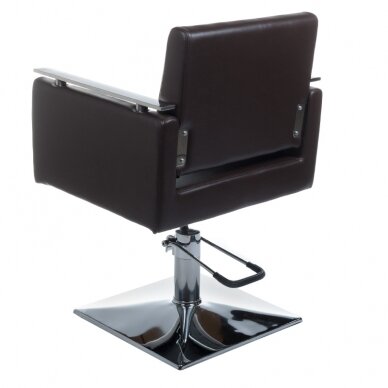 Kirpyklos kėdė PROFESSIONAL HAIRDRESSING CHAIR MILO ANKARA BROWN 3