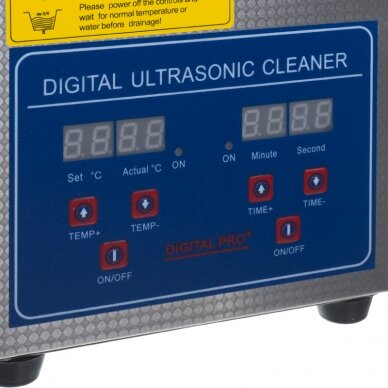 Ultrasonic cleaning device Pro Steel Ultra 1300ml 50W 1