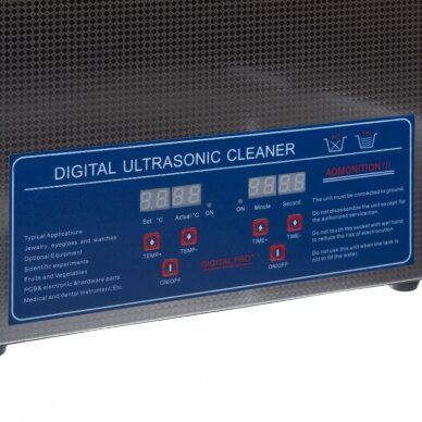 Ultrasonic cleaning device Pro Steel Ultra 10l 300W 1