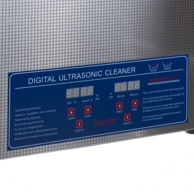 Ultraschallreinigungsgerät Pro Steel Ultra 15l 360W 1