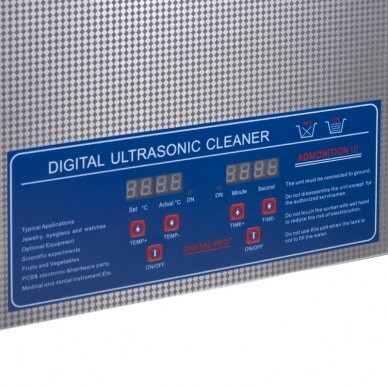 Ultrasonic cleaning device Pro Steel Ultra 30l 800W 1