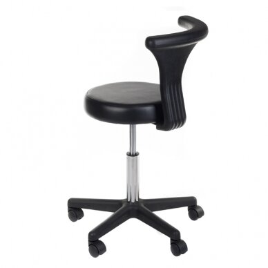 Kosmetologinė meistro kėdutė COSMETIC BEAUTY STOOL CH049 BLACK 2