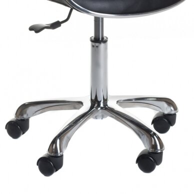 Kosmetologinė meistro kėdutė COSMETIC BEAUTY STOOL PRACTIC PAR BLACK 3