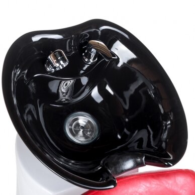 Friseur waschbecken PROFESSIONAL HAIRWASHER LIVIO BRUSSEL RED 3