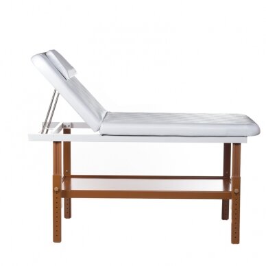 Stationary massage table PRO 8420 (White) 4