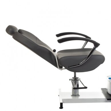 Pedikīra krēsls ar kāju vanniņu PEDICURE CHAIR COMFORT HYDRAULIC GREY 7