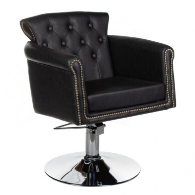 Hairdressing chair PROFESSIONAL HAIRDRESSING CHAIR ALBERTO BERLIN BLACK