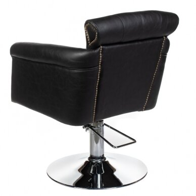 Friseurstuhl PROFESSIONAL HAIRDRESSING CHAIR ALBERTO BERLIN BLACK 2