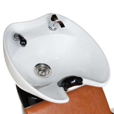Kirpyklos plautuvė PROFESSIONAL HAIRWASHER MILO ANKARA LIGHT BROWN 3