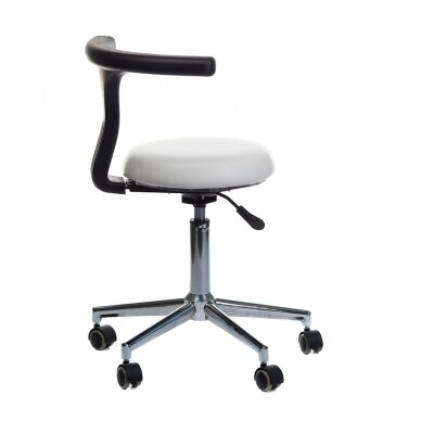 Beautician stool COSMETIC PROFESSIONAL BEAUTY STOOL BDY915 WHITE 2