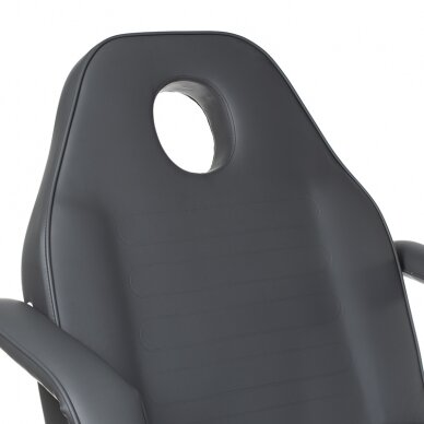 Kosmetoloģijas krēsls HYDRAULIC ARMCHAIR GREY 3