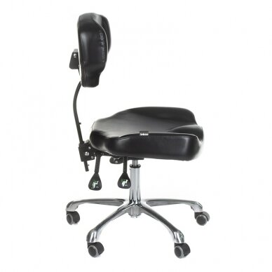 Beautician stool ELMO INKOO BLACK 2