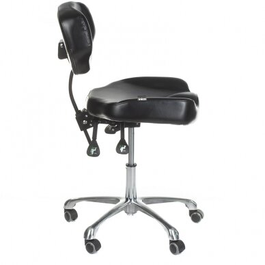 Beautician stool ELMO INKOO BLACK 3