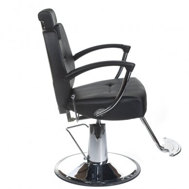 Hairdressing chair PROFESSIONAL BARBER CHAIR HEKTOR BRUSSEL BLACK 2