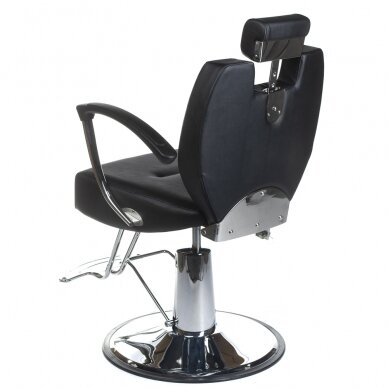 Hairdressing chair PROFESSIONAL BARBER CHAIR HEKTOR BRUSSEL BLACK 3