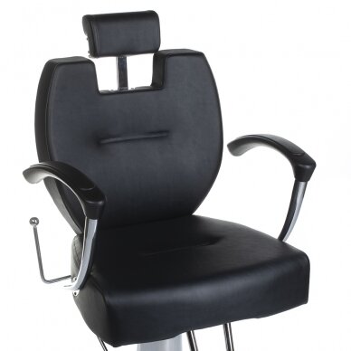 Парикмахерское кресло PROFESSIONAL BARBER CHAIR HEKTOR BRUSSEL BLACK 4