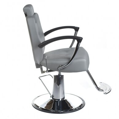 Frizieru krēsls PROFESSIONAL BARBER CHAIR HEKTOR BRUSSEL LIGHT GREY 2