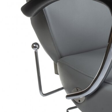 Hairdressing chair PROFESSIONAL BARBER CHAIR HEKTOR BRUSSEL LIGHT GREY 5