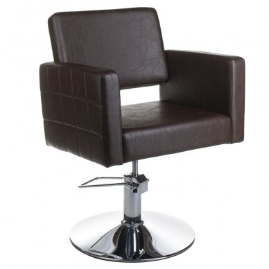 Frizieru krēsls PROFESSIONAL HAIRDRESSING CHAIR ERNESTO ANKARA BROWN