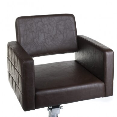 Kirpyklos kėdė PROFESSIONAL HAIRDRESSING CHAIR ERNESTO ANKARA BROWN 4