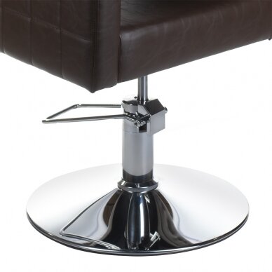 Frizieru krēsls PROFESSIONAL HAIRDRESSING CHAIR ERNESTO ANKARA BROWN 3