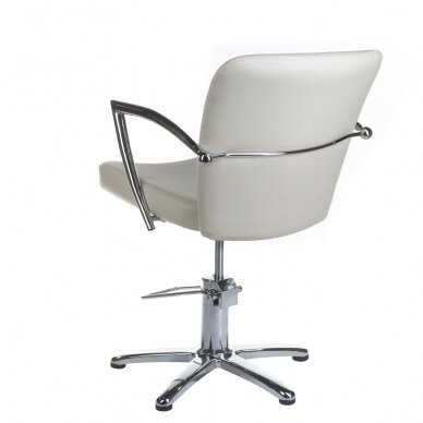 Fotel fryzjerski PROFESSIONAL HAIRDRESSING CHAIR LIVIO BRUSSEL CREAM 2