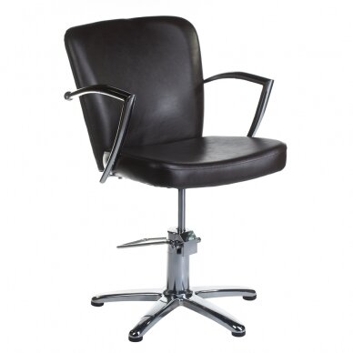 Fotel fryzjerski PROFESSIONAL HAIRDRESSING CHAIR LIVIO BRUSSEL BROWN