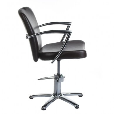 Hairdressing chair PROFESSIONAL HAIRDRESSING CHAIR LIVIO BRUSSEL BROWN 1