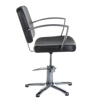 Hairdressing chair PROFESSIONAL HAIRDRESSING CHAIR DARIO BRUSSEL BLACK 1