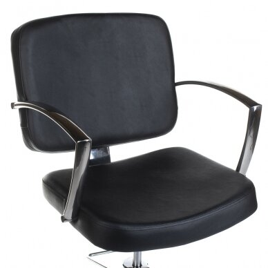 Frizieru krēsls PROFESSIONAL HAIRDRESSING CHAIR DARIO BRUSSEL BLACK 3