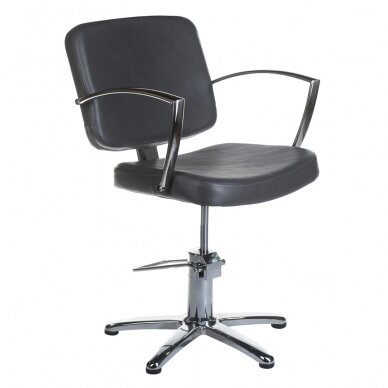 Hairdressing chair PROFESSIONAL HAIRDRESSING CHAIR DARIO BRUSSEL DARK GREY