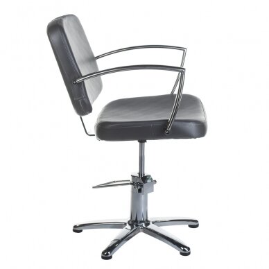 Hairdressing chair PROFESSIONAL HAIRDRESSING CHAIR DARIO BRUSSEL DARK GREY 1