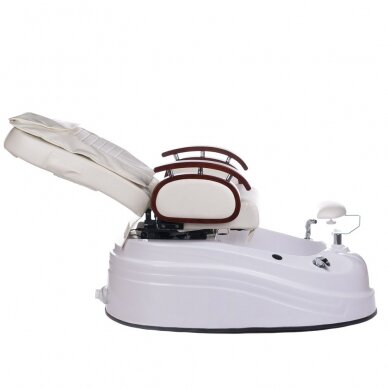 Pedicure chair with foot bath BR-2307 Cream 7